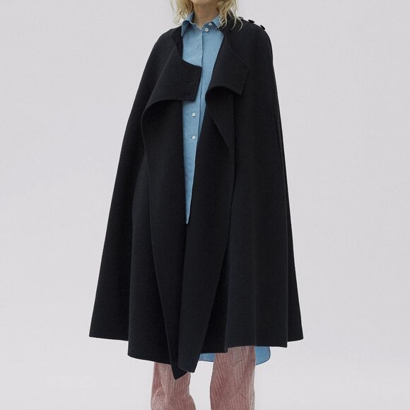 Celine Prefall 2017 Double Faced Cashmere Cape - Picture 1 of 11